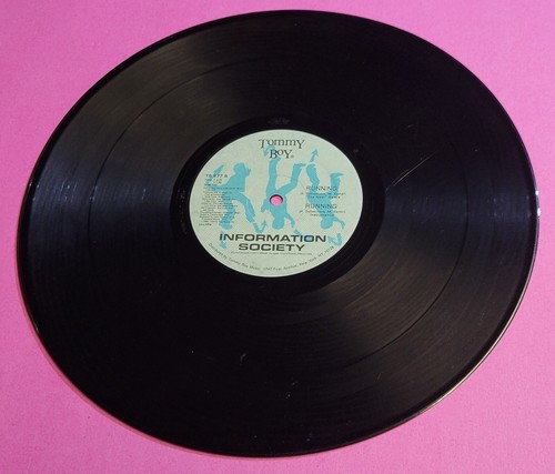 Information Society - Running - 12" Vinyl Record - Tommy Boy Music