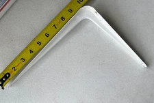 (20) Shelf Bracket, 8" x 10", No Screws Included, White by Stone Harbor Hardware