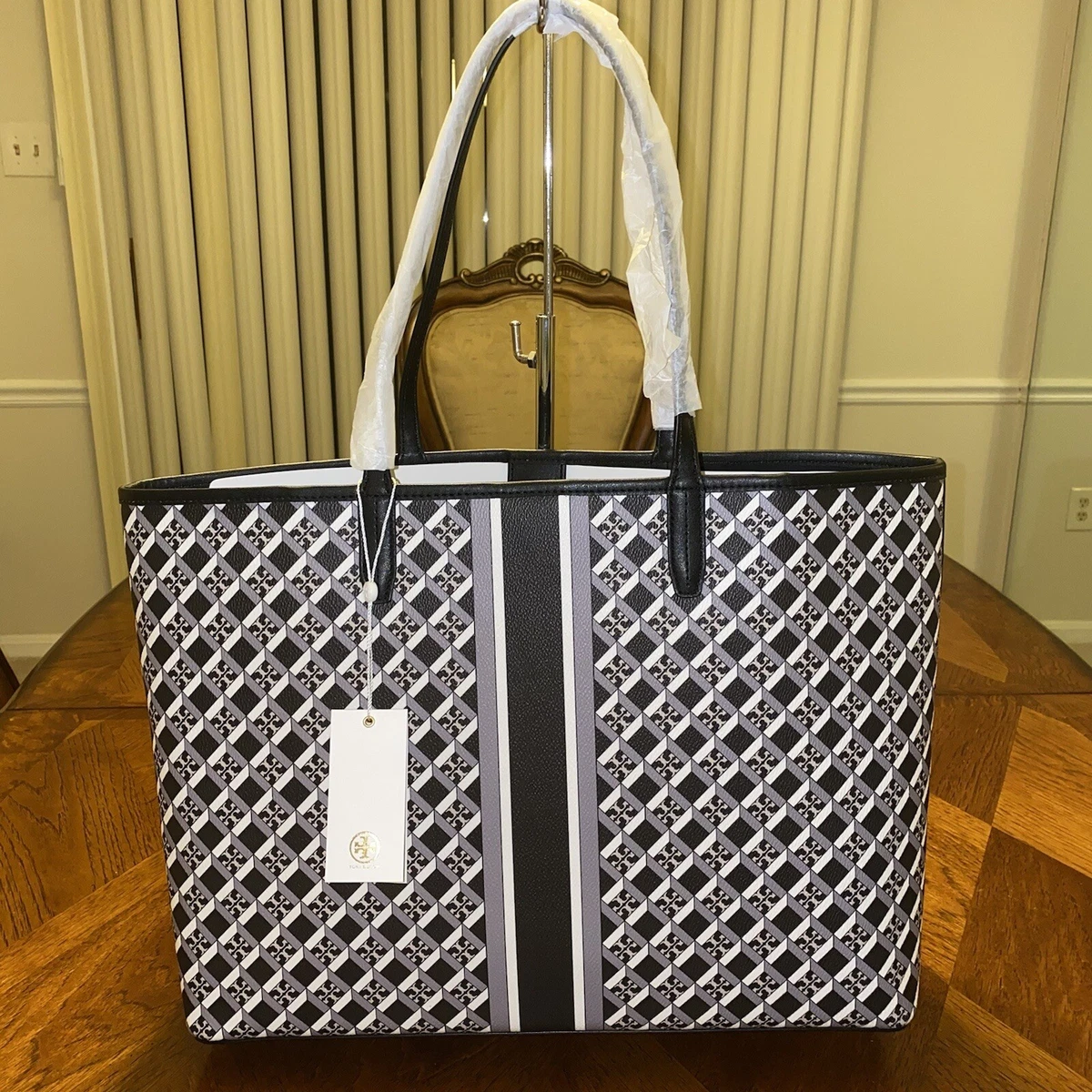 NWT Tory Burch Geo Logo Tote