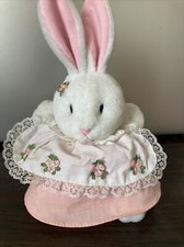 Bunny Rabbit Plush 7.5" Vintage 1994 Applause Holiday Decor Easter