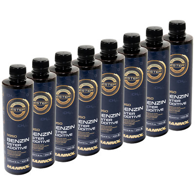 Benzin Kraftstoff System Reiniger 8x 450 ml Ester Additiv Mannol 9950 Auto PKW