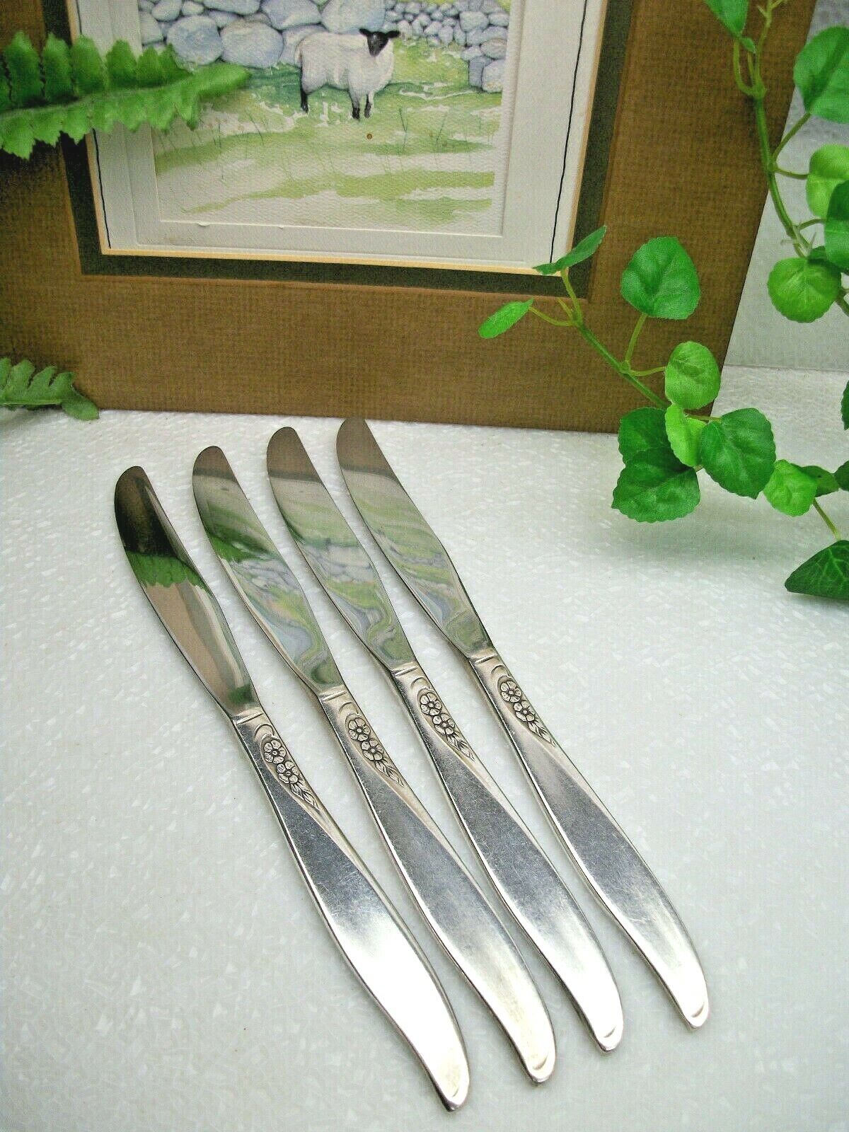 4 Oneida Silver Translated Community WINSOME Din New product!! Handle Silverplate I Solid