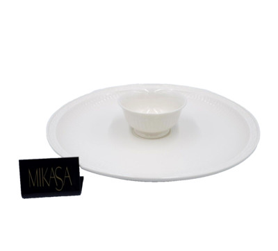 Mikasa ITALIAN COUNTRYSIDE 2pc Chip & Dip Set MINT TAGS