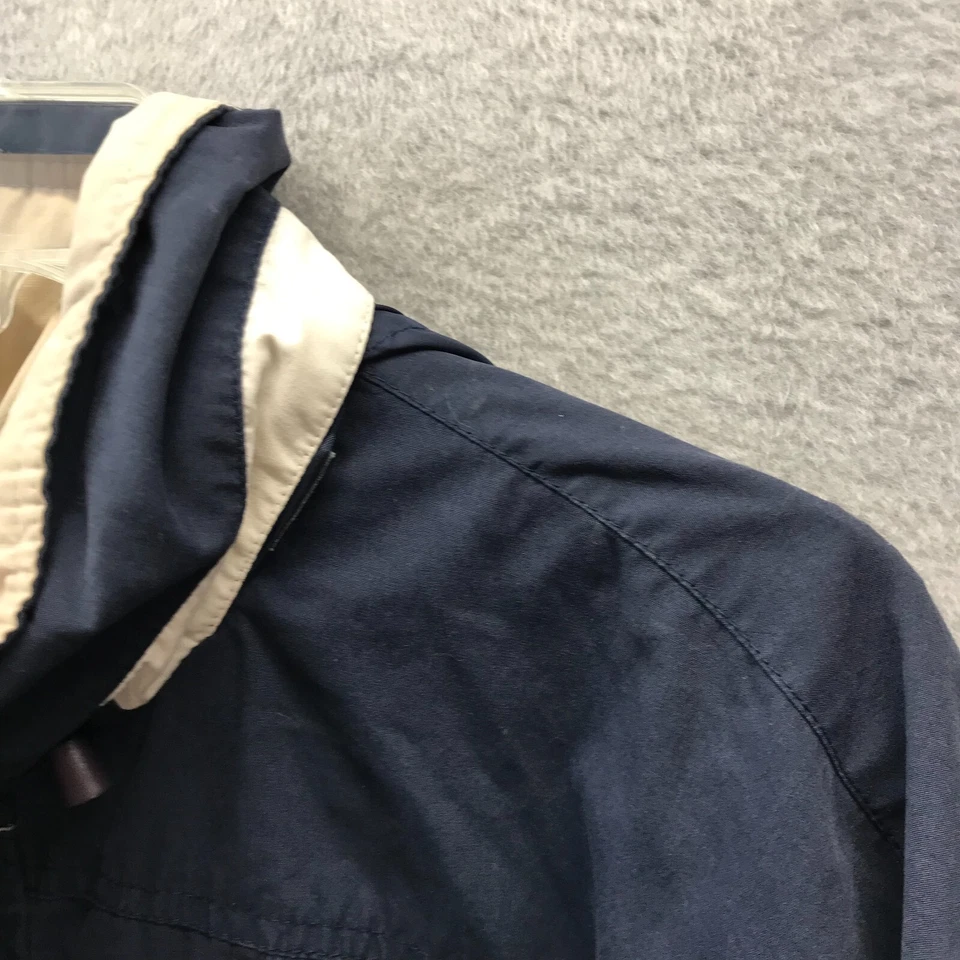 Chaqueta TownCraft Vintage Adulto Grande Azul Abuelo Motocicleta Cremallera Años 80 Capucha Para Hombre Foto 3 de 4