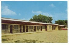 Angela IN Webster Motel Vintage Postcard -Indiana