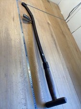 (n° 24 old tool, OUTIL ANCIEN, PAROIR  A Talonnière DE SABOTIER FORGÉ  XIXe