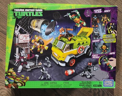 NEW Mega Bloks Teenage Mutant Ninja Turtles Street Battle Set **SEALED**