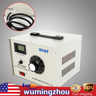 Variac Auto Transformer AC Variable Voltage Regulator Metered 1000W 0-300V USA