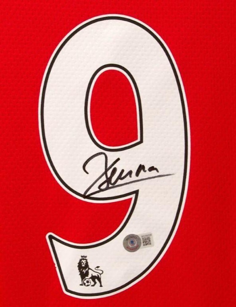 Dimitar Berbatov Signed Manchester United Adidas Soccer Jersey