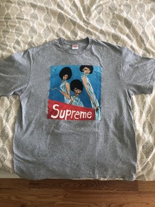 supreme group tee grey