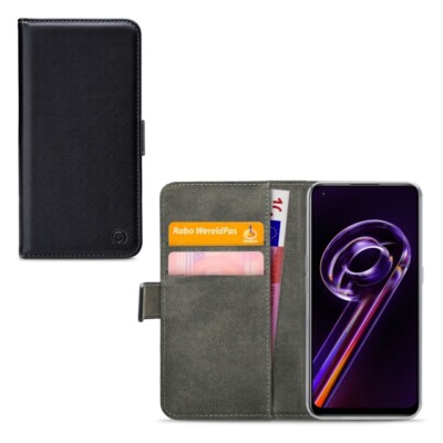 Mobilize Hülle für Realme 9 Pro Plus 5G Schwarz Schutzhülle Book Case Flip Etui