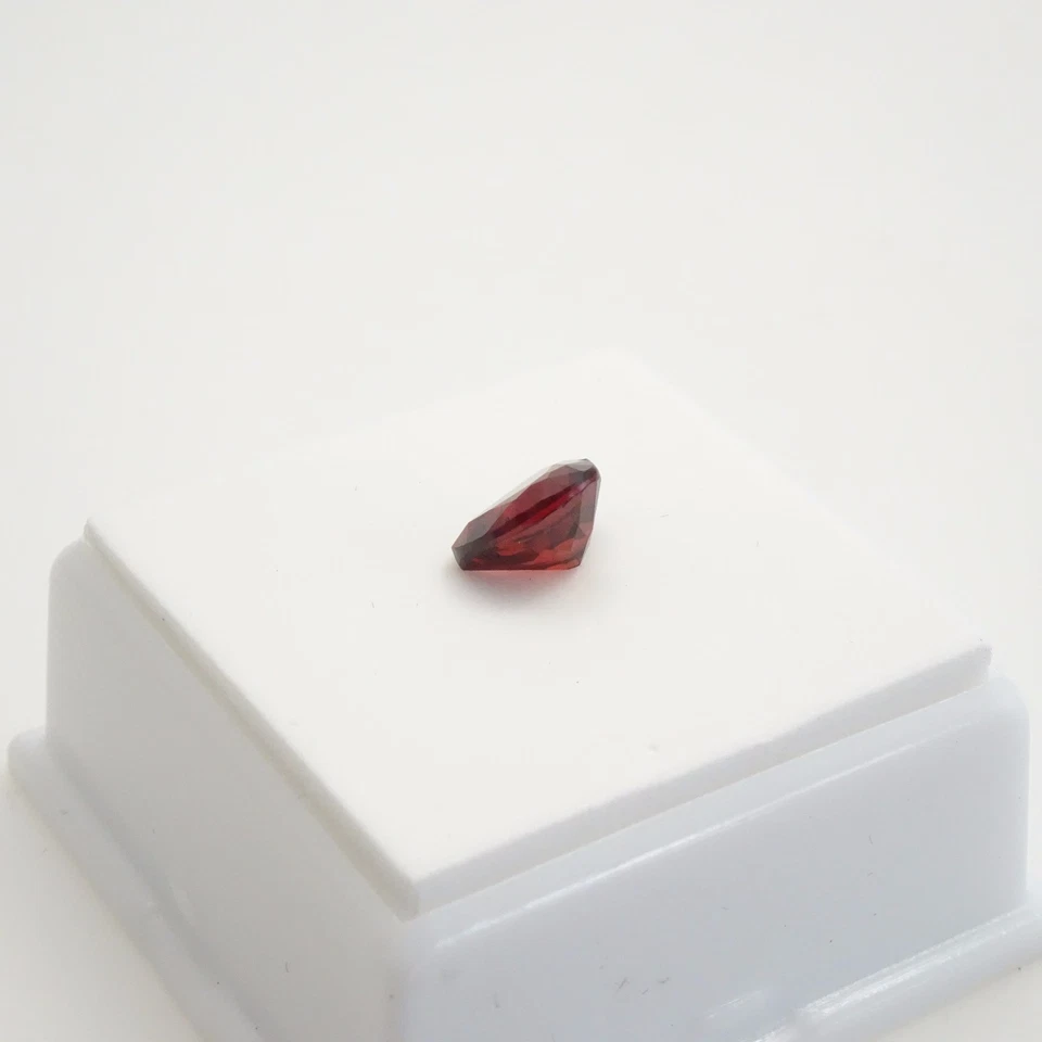 Granada em forma de coração piropo 1,15 ct+ 7 mm - Pedra preciosa solta coração granada piropo - Imagem 4 de 4