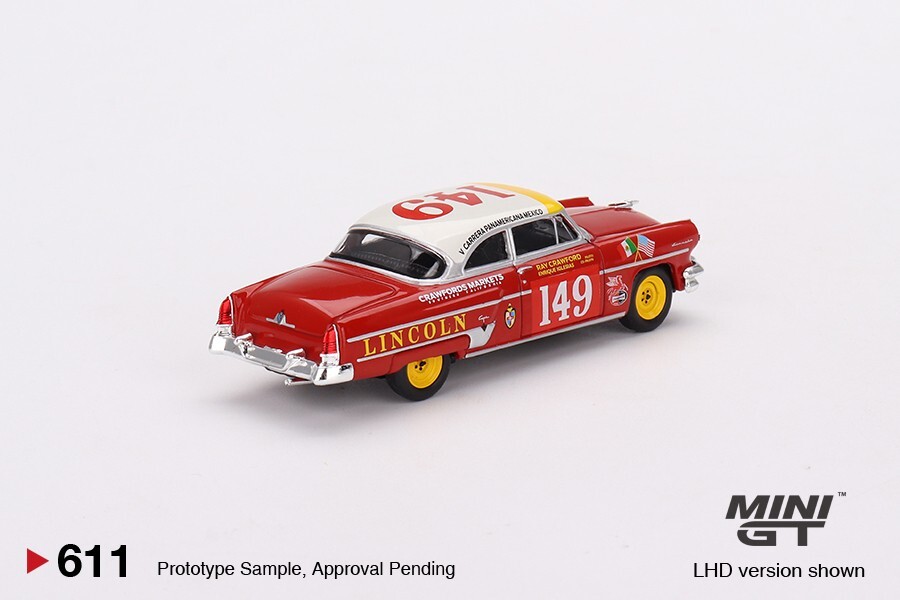 Mini GT 1:64 1954 Lincoln Capri #149 Carrera Panamericana Class