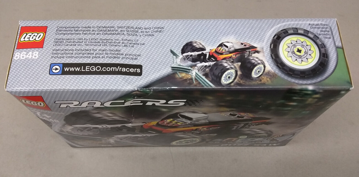 LEGO Racers 8648 Buzz Saw NEW! Wheelie Stunt Car Monster Tires