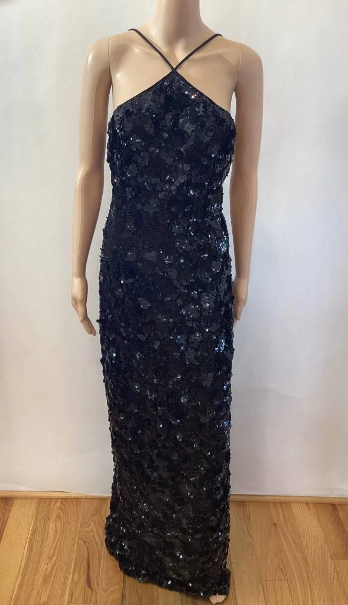 MICHAEL KORS ABITO CON CAVALLETTA COLLEZIONE MICHAELKORS ABBELLITO TAGLIA 4 FRANCOBOLLI $7990