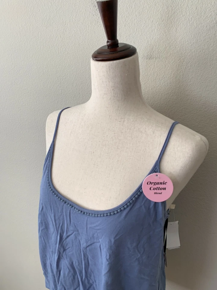 Camisola Piel Natural Talla S Aubrey Algodón Orgánico Mezcla Modal Pom Pom Back Corbata Foto 3 de 4