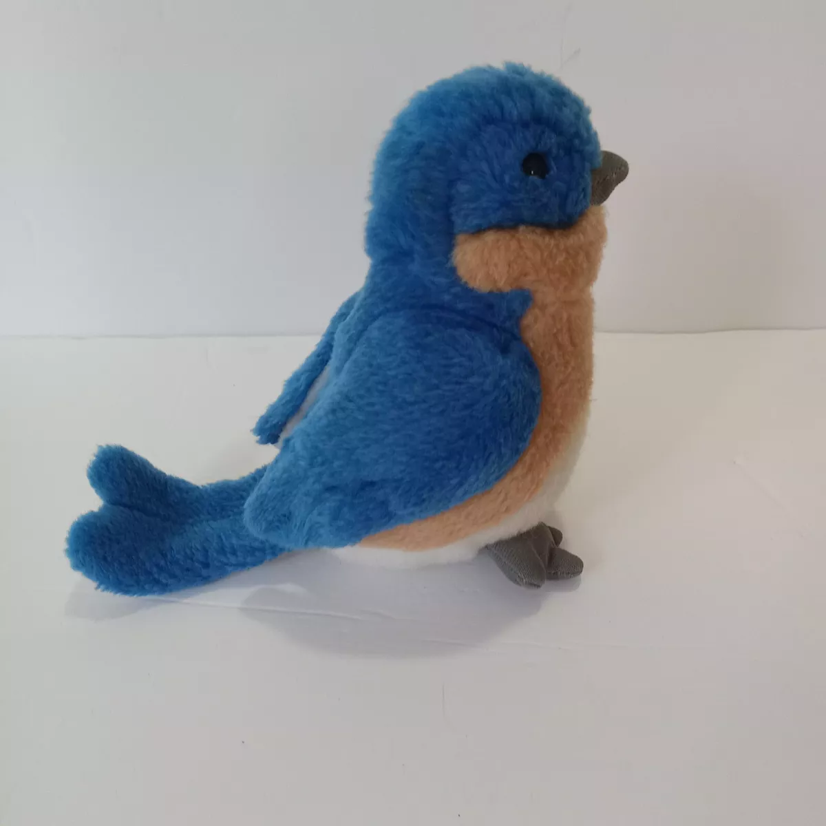 Cabin Critters Vintage 2002 Realistic Blue Bird Plush Stuffed Animal Toy