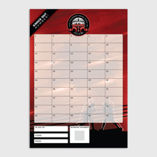 Fundraising Scratch Cards - Boxing Theme A5 Charity Sweepstake Game