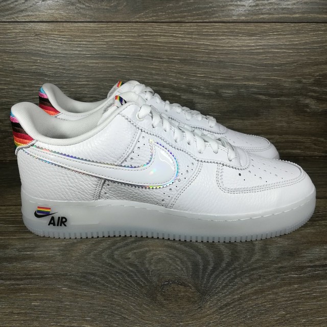 Nike Air Force 1 BETRUE (CV0258-100) LGBT Pride Size 7 IN HAND | eBay