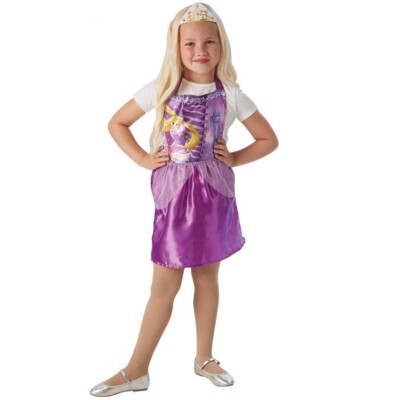 RAPUNZEL KOSTÜM MÄDCHEN # Karneval Kinder Kleid 3-6 J. Märchen Disney Prinzessin