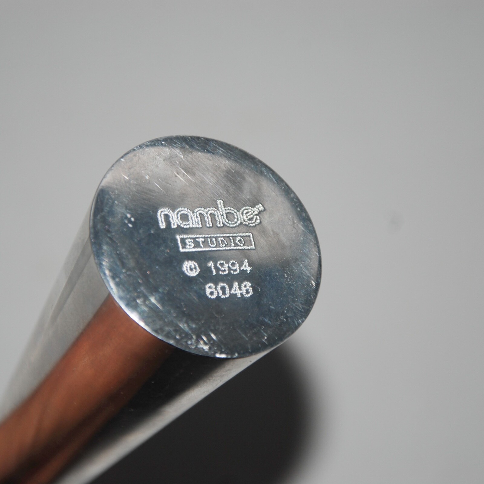 Vtg 1994 NAMBE Candle Sticks Holders Karim Rashid Aluminum MCM