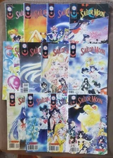 SAILOR MOON Lot Of 12 MIXX Manga English Chix Comix Comic Books Poor Condition