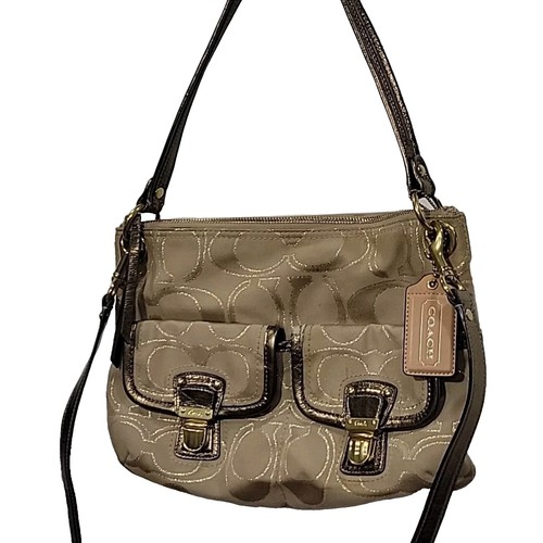 バッグ Coach Ltd Ed Poppy For Peace Hippie Hobo Coach Ltd Ed Poppy 
