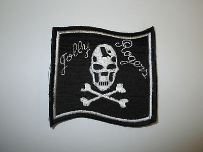 b8633 US Navy Korea VF-61 Jolly Rogers Squadron flag FJ-3 IR25D