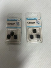 Reaction Tackle 97% Tungsten Weights 3/8oz 6 Weights Two Packs of 3 (Pit-B124)