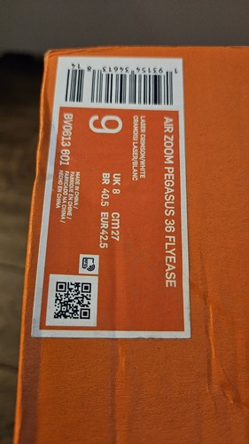 NIKE AIR ZOOM PEGASUS 36 FLYEASE UK 8 BNIB - Picture 9 of 9