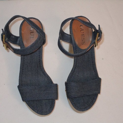 Guess Chunky High Heels - Size 6.5 4" inch Heels #597 - Picture 5 of 11