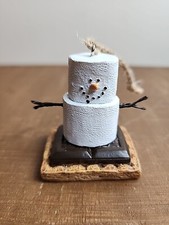 THE ORIGINAL S  MORES MARSHMALLOW SNOWMAN S  MORES ORNAMENT Ganz