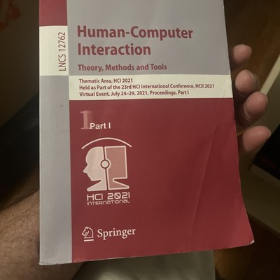 Human-Computer Interaction. Theory, Methods and Tools - 9783030784614