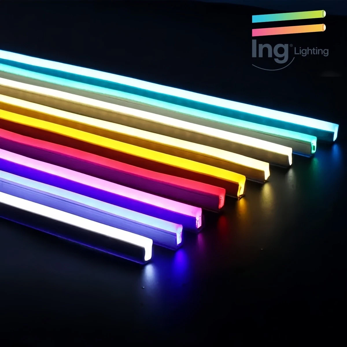 110V 50ft Flexible LED Neon Rope Strip Light Waterproof for Party Home Bar Decor