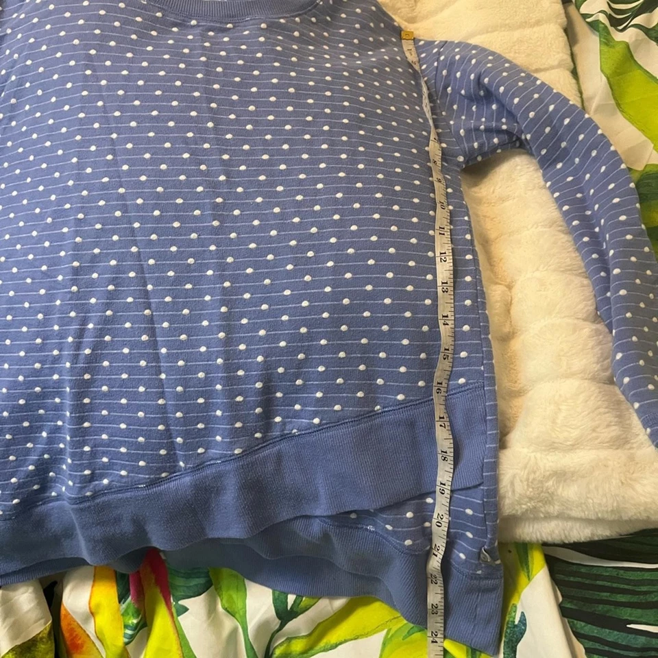 Suéter informal T by Talbots S azul púrpura blanco punto rayas preppy ligero oficina Foto 4 de 4