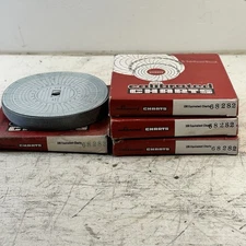 Lot Of 400 New Calibrated Charts Corp. Strip Chart Recorder Paper Round 68282