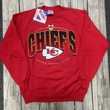 Kansas City Chiefs Football Team Mens Medium Red Vintage Crewneck 90s