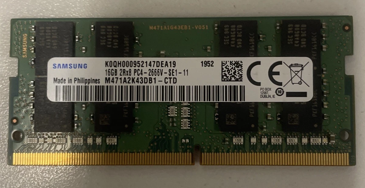 SO-DIMM DDR4 SDRAM 16 GB Total Capacity Memory (RAM) for sale | eBay