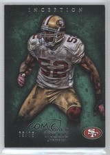 2012 Topps Inception Green 75/75 Patrick Willis #14 HOF 0a1