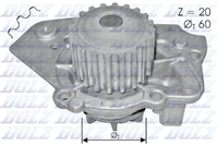 Wasserpumpe MotorküHlung Dolz T136 FüR Talbot Peugeot Visa ZX 405 205 15E 309 BX