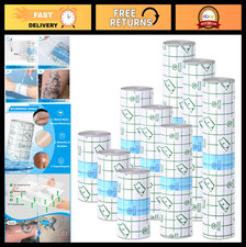 9 Rolls Waterproof Tattoo Cover Up Bandage - Breathable Aftercare Film Tape 2"-6