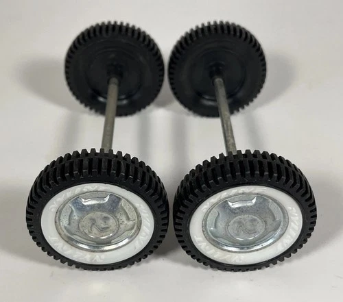 Nylint Set Of 4 N Logo Wheels Whitewall Tires Axle Assembly Parts Restore Custom