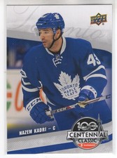 2017 UD SCOTIABANK 100 CENTENNIAL CLASSIC NAZEM KADRI CARD #5