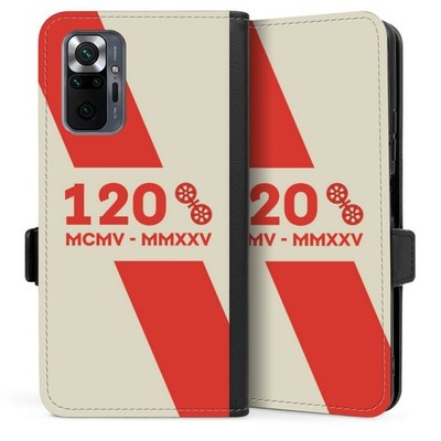 Klapphülle für Xiaomi Redmi Note 10 Pro 1. FSV Mainz 05 E.V. 120 Jahre Bundeslig