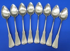 8 - Oneida Community PATRICK HENRY Satin Stainless 6" GRAPEFRUIT / ORANGE SPOONS