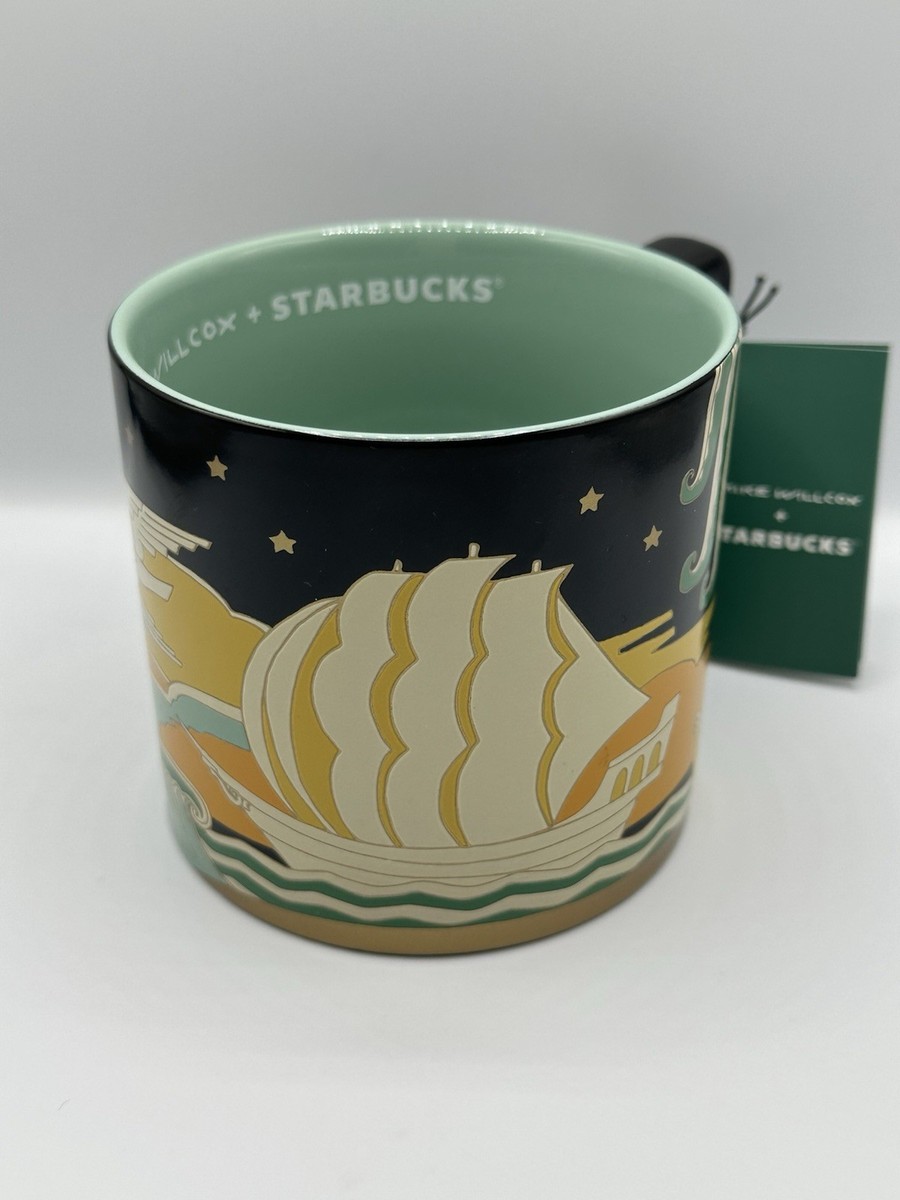 STARBUCKS + Mike Willcox Fall 2025 Art Deco Island Coffee Tea Mug