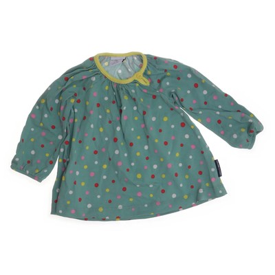 Polarn O. Pyret, Kleid, Größe: 74, Grün/Mehrfarbig, Baumwolle/Elasthan #ReK
