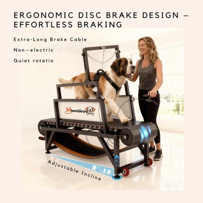 Dog Treadmill with Speedometer & 18