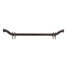 4-bar 4 Inch Drop Tube Axle 48 Inch Plain Fits Chevy Spindle