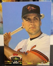 1992 Topps Stadium Club Cal Ripken 595 Members Choice | Baltimore Orioles